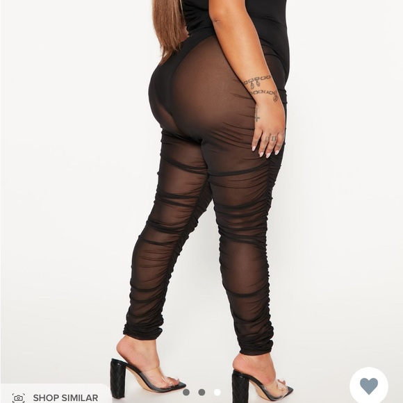 Fashion Nova | Pants u0026 Jumpsuits | Mesh Ruched Pants | Poshmark